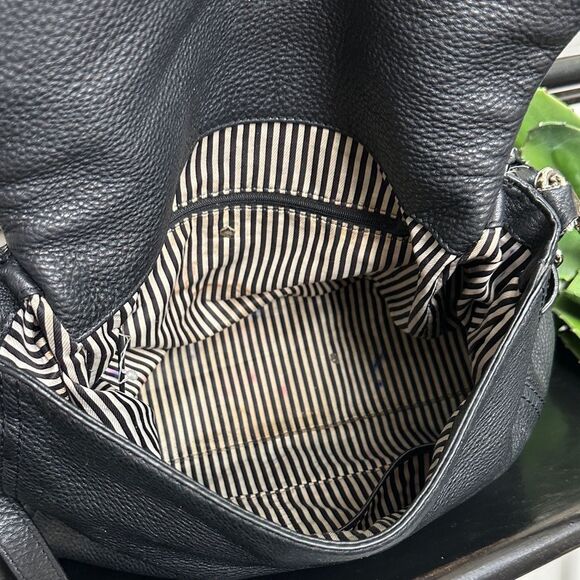 Kate Spade New York Black Pebbled Leather Shoulder Bag Crossbody purse soft lux - Picture 7 of 7